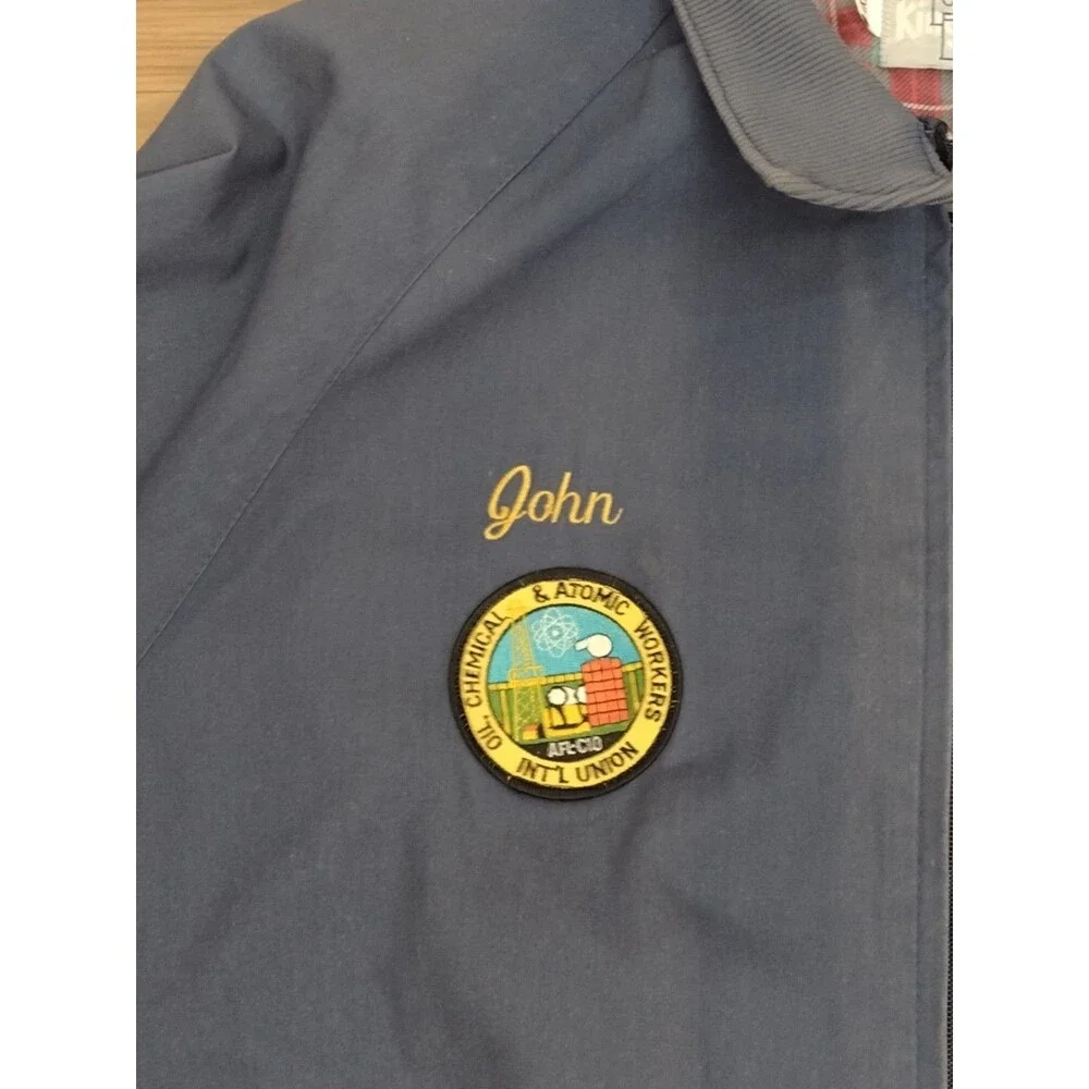 Vintage BP British Petroleum Work Jacket XXL Durable Workwear Lima Refinery
